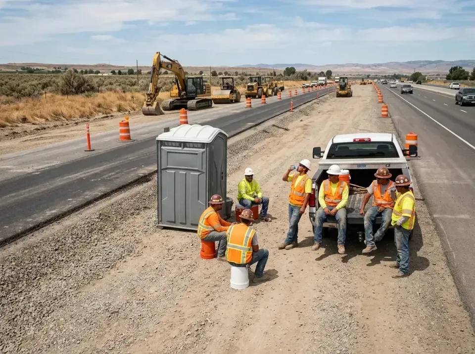highway-road-construction-crew-007 — frequently asked questions, Porta Potty and Restroom Rentals in Antioch, CA